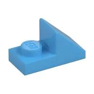 Brick Sloped 45° 2 x 1 with 2/3 Cutout [New Version], Medium Blue