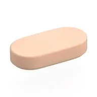 Tile Round 1 x 2, Light Nougat