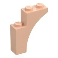 Brick Arch 1 x 3 x 3 [Gothic], Light Nougat