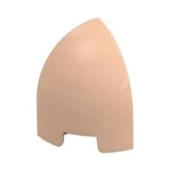 Brick Round Curved 1 x 1 x 1 1/3 Quarter Dome, Light Nougat