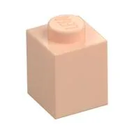 Brick 1 x 1, Light Nougat