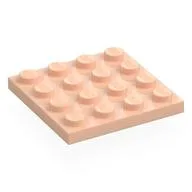 Plate 4 x 4, Light Nougat