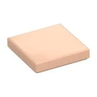 Tile 2 x 2 with Groove, Light Nougat