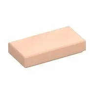 Tile 1 x 2 with Groove, Light Nougat