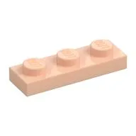 Plate 1 x 3, Light Nougat