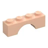 Brick Arch 1 x 4, Light Nougat