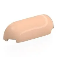 Brick Round, Curved Triple 1 x 4 x 1, Light Nougat