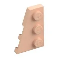 Wedge Plate 3 x 2 Left, Light Nougat