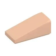Brick Sloped 18° 2 x 1 x 2/3, Light Nougat