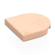 Tile Round 2 x 2 Half Circle, Light Nougat