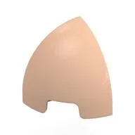 Brick Round Curved 1 x 1 x 1 Quarter Dome, Light Nougat