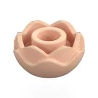Plant, Flower, Peony Rose with 2 Layers, Light Nougat