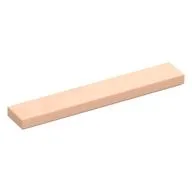 Tile 1 x 6 with Groove, Light Nougat
