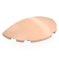Brick Round 3 x 6 Half Circle, Light Nougat