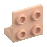 Bracket 1 x 2 - 2 x 2 Inverted, Light Nougat