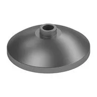 Dish 3 x 3 Inverted [Radar], Metallic Silver