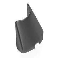 Cone Quarter 3 x 3 x 2 Hollow No Studs, Metallic Silver