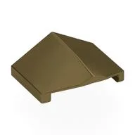 Brick Sloped 33° 2 x 2 Double / Inverted, Metallic Gold