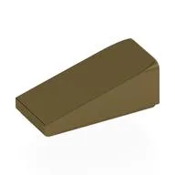 Brick Sloped 18° 2 x 1 x 2/3, Metallic Gold