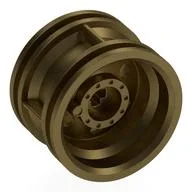 Wheel 30.4 x 20 without Pinholes, with Reinforced Rim, Metallic Gold