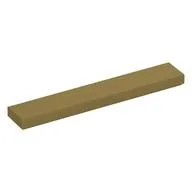 Tile 1 x 6 with Groove, Metallic Gold