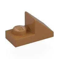 Brick Sloped 45° 2 x 1 with 2/3 Cutout [New Version], Medium Nougat