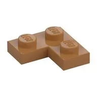 Plate 2 x 2 Corner, Medium Nougat