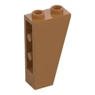 Brick Sloped Inverted 75° 2 x 1 x 3, Medium Nougat