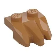 Plate Special 2 x 3 with Rocks, Medium Nougat
