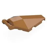Windscreen 6 x 4 x 1 Hexagonal with Handle, Medium Nougat