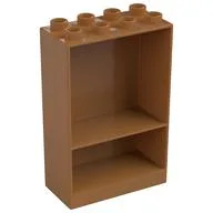 Duplo Cabinet 2 x 4 x 5, Medium Nougat
