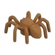 Insect, Spider with Elongated Tail Section, Medium Nougat