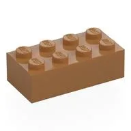 Brick 2 x 4, Medium Nougat