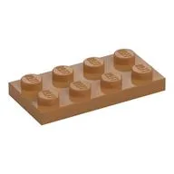 Plate 2 x 4, Medium Nougat