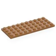 Plate 4 x 10, Medium Nougat