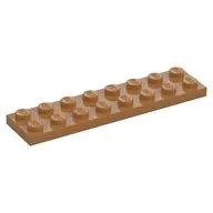 Plate 2 x 8, Medium Nougat