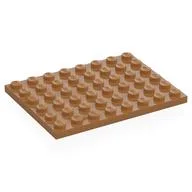 Plate 6 x 8, Medium Nougat