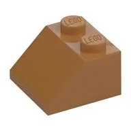 Brick Sloped 45° 2 x 2, Medium Nougat