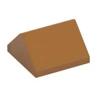 Brick Sloped 45° 2 x 2 Double, Medium Nougat