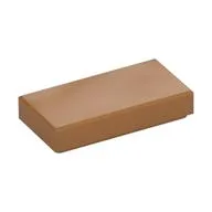 Tile 1 x 2 with Groove, Medium Nougat