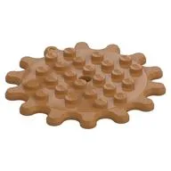 Plate Special 6 x 6 Splat Gear, 14 Teeth, Medium Nougat
