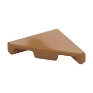 Tile 45° Cut 2 x 2 (Triangle), Medium Nougat