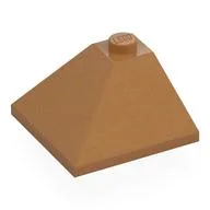 Brick Sloped 33° 3 x 3 Double Convex, Medium Nougat