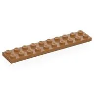 Plate 2 x 10, Medium Nougat