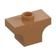 Brick Arch 1 x 2 Jumper, Medium Nougat