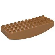Duplo Brick 4 x 12 x 2 [Rocker], Medium Nougat