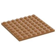 Plate 8 x 8, Medium Nougat