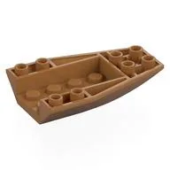 Brick Wedged, Curved Inverted 6 x 4, Medium Nougat