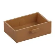 Cupboard 2 x 3 Drawer, Medium Nougat