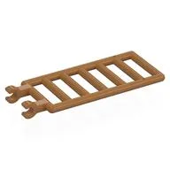 Bar 7 x 3 with Double Clips (Ladder) [Round Clips], Medium Nougat